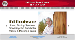 Desktop Screenshot of edthepianotuner.com